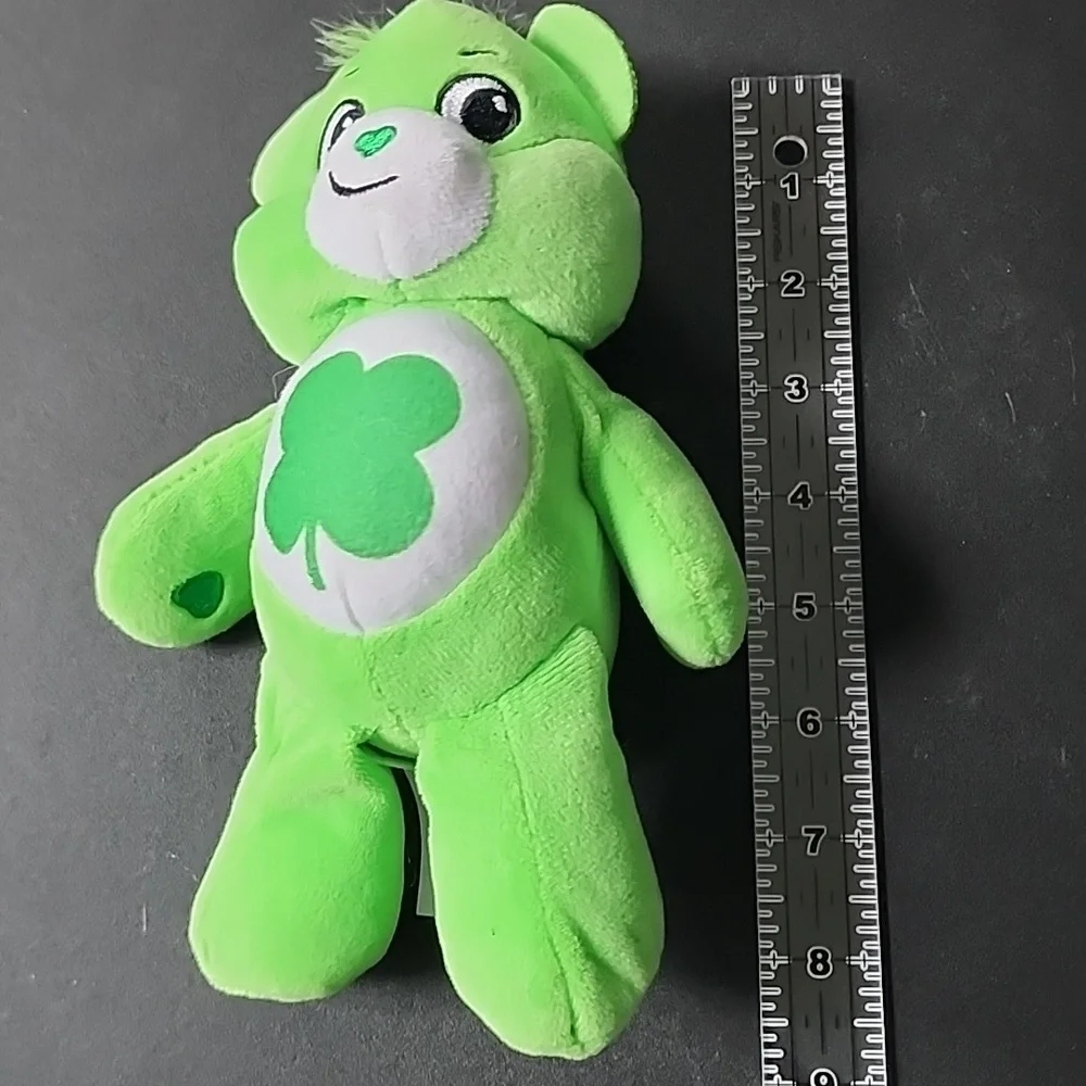 2021 Good Luck Care Bear Green Plush Bear‎ Toy